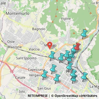 Mappa Via Piazzale del Palazzetto, 59100 Prato PO, Italia (2.51867)