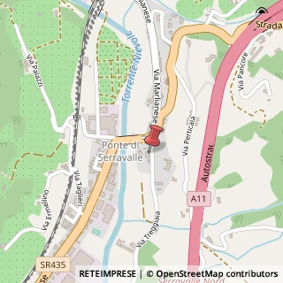 Mappa Via Treggiaia, 12, 51030 Serravalle Pistoiese, Pistoia (Toscana)