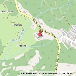 Mappa Via Corte Nuova, 165, 50036 Vaglia, Firenze (Toscana)