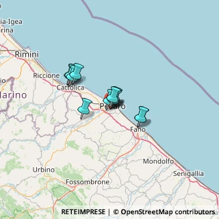 Mappa Via Antonio Rosmini, 61122 Pesaro PU, Italia (7.86167)