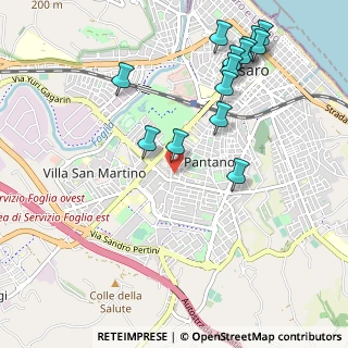 Mappa Via Antonio Rosmini, 61122 Pesaro PU, Italia (1.20143)