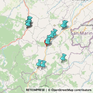 Mappa Via C. Battisti, 47863 Novafeltria RN, Italia (7.59333)