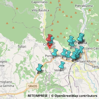 Mappa Via Benvenuto Pasquinelli, 51017 Pescia PT, Italia (2.0455)