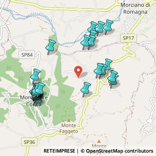 Mappa Via Serra Sopra, 47834 Montefiore Conca RN, Italia (1.15731)