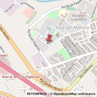 Mappa Via Saverio Mercadante,  2, 61100 Pesaro, Pesaro e Urbino (Marche)