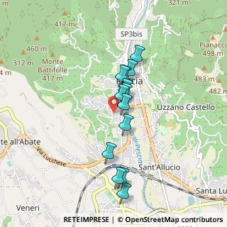 Mappa Via VIII Settembre, 51017 Pescia PT, Italia (0.74692)