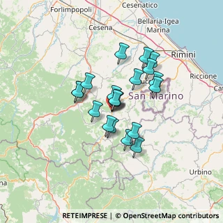 Mappa Via della Maternità, 47863 Novafeltria RN, Italia (10.0755)