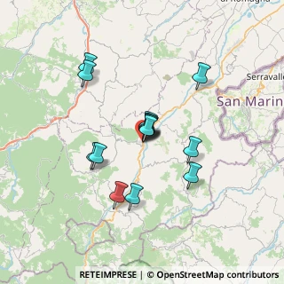 Mappa Via della Maternità, 47863 Novafeltria RN, Italia (5.56071)