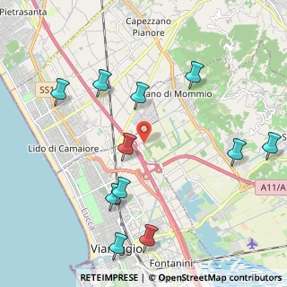 Mappa Via di Fosso Legname nuova dopo la concessionaria Mercedes, 55041 Capezzano Pianore LU, Italia (2.46727)