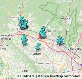 Mappa Via Ugo Foscolo, 51031 Agliana PT, Italia (6.43053)