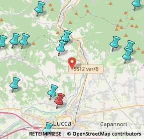 Mappa Via Di Mammoli, 55100 Lucca LU, Italia (6.49882)