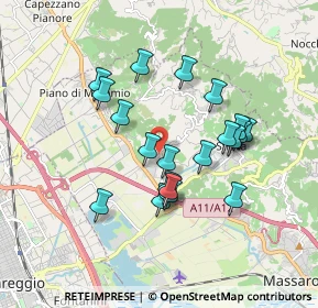 Mappa Via Conca Vecchia, 55054 Massarosa LU, Italia (1.606)