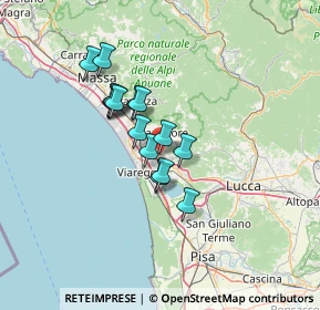 Mappa Via Conca Vecchia, 55054 Massarosa LU, Italia (10.06467)