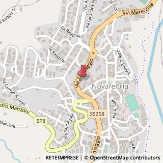 Mappa Via XXIV Maggio, 47, 47863 Novafeltria, Rimini (Emilia Romagna)