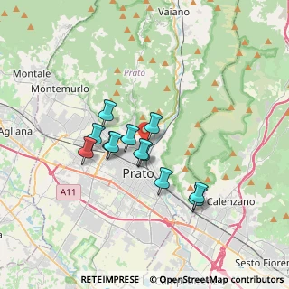Mappa Via Bisenzio a San Martino, 59100 Prato PO, Italia (2.7425)