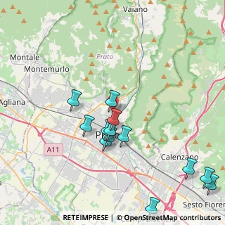 Mappa Via Bisenzio a San Martino, 59100 Prato PO, Italia (4.42462)