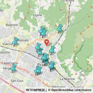 Mappa Via Bisenzio a San Martino, 59100 Prato PO, Italia (1.984)