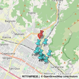 Mappa Via Bisenzio a San Martino, 59100 Prato PO, Italia (1.82)