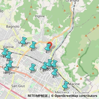 Mappa Via Bisenzio a San Martino, 59100 Prato PO, Italia (2.77615)
