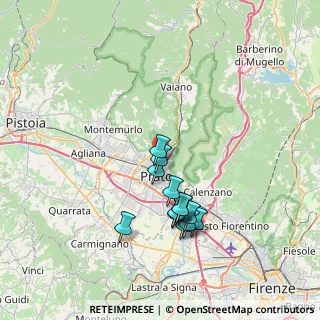 Mappa Via Bisenzio a San Martino, 59100 Prato PO, Italia (6.69923)