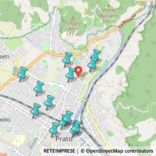 Mappa Via Bisenzio a San Martino, 59100 Prato PO, Italia (1.21846)