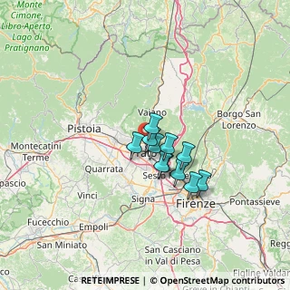 Mappa Via Bisenzio a San Martino, 59100 Prato PO, Italia (8.70091)
