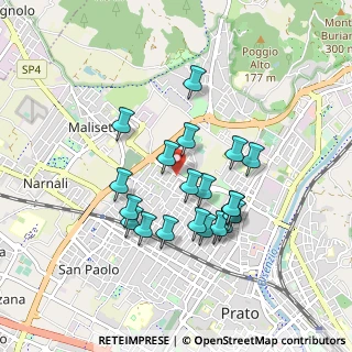 Mappa Via Liliana Rossi, 59100 Prato PO, Italia (0.7965)
