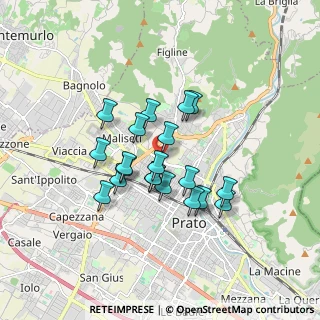 Mappa Via Liliana Rossi, 59100 Prato PO, Italia (1.373)