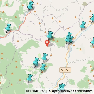 Mappa Via Pian del Bosco, 47863 Novafeltria RN, Italia (6.05158)