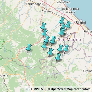 Mappa Via Pian del Bosco, 47863 Novafeltria RN, Italia (11.22211)