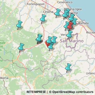 Mappa Via Pian del Bosco, 47863 Novafeltria RN, Italia (16.943)
