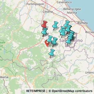 Mappa Via Pian del Bosco, 47863 Novafeltria RN, Italia (13.072)