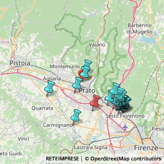 Mappa Via Isonzo, 59100 Prato PO, Italia (8.218)