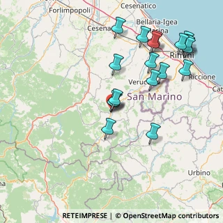 Mappa Via Cavour, 47863 Novafeltria RN, Italia (17.86316)