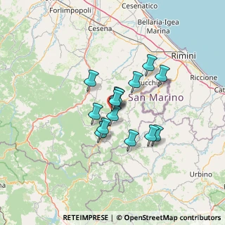 Mappa Via Cavour, 47863 Novafeltria RN, Italia (9.29714)