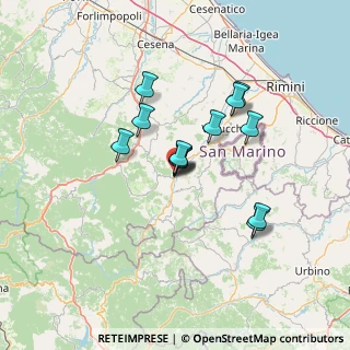 Mappa Via Cavour, 47863 Novafeltria RN, Italia (10.53385)
