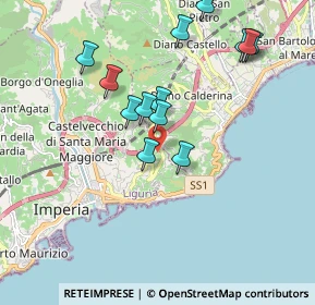 Mappa Strada Ai Gorleri, 18100 Imperia IM, Italia (1.88231)