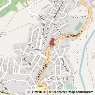 Mappa Via Marecchia, 39, 47863 Novafeltria, Rimini (Emilia Romagna)