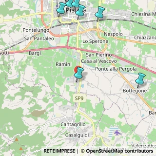 Mappa Via Vergine dei Mei, 51100 Pistoia PT, Italia (3.66917)