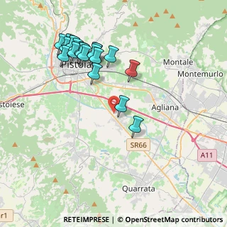 Mappa Via di Malallevo, 51100 Pistoia PT, Italia (4.3135)