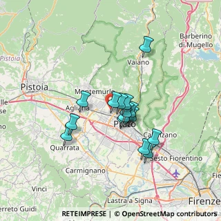 Mappa Via Anna Kuliscioff, 59100 Prato PO, Italia (5.39867)