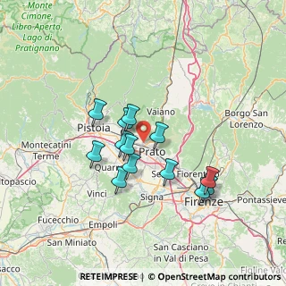 Mappa Via Anna Kuliscioff, 59100 Prato PO, Italia (11.77538)