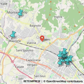 Mappa Via Anna Kuliscioff, 59100 Prato PO, Italia (3.11417)