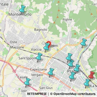 Mappa Via Anna Kuliscioff, 59100 Prato PO, Italia (3.11833)
