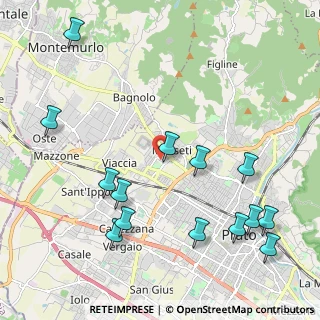 Mappa Via Anna Kuliscioff, 59100 Prato PO, Italia (2.58786)