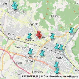 Mappa Via Anna Kuliscioff, 59100 Prato PO, Italia (2.7)
