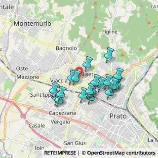 Mappa Via Anna Kuliscioff, 59100 Prato PO, Italia (1.522)