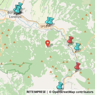 Mappa Località Sant'Andrea di, 50039 Vicchio FI, Italia (6.92167)