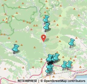 Mappa Località Oxentina, 18010 Badalucco IM, Italia (4.645)