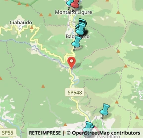 Mappa Località Oxentina, 18010 Badalucco IM, Italia (2.7005)